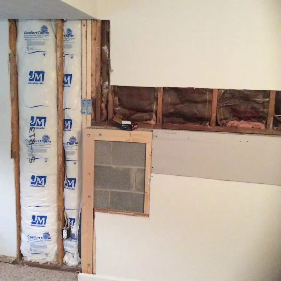 Wall insulation replacement during Odor Removal & Deodorization in Lock Haven